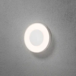 Vägglykta Gnosjö Konstsmide Carrara Rund LED med Fjärrkontroll