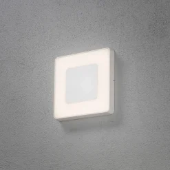 Vägglykta Gnosjö Konstsmide Carrara Square LED med Fjärrkontroll