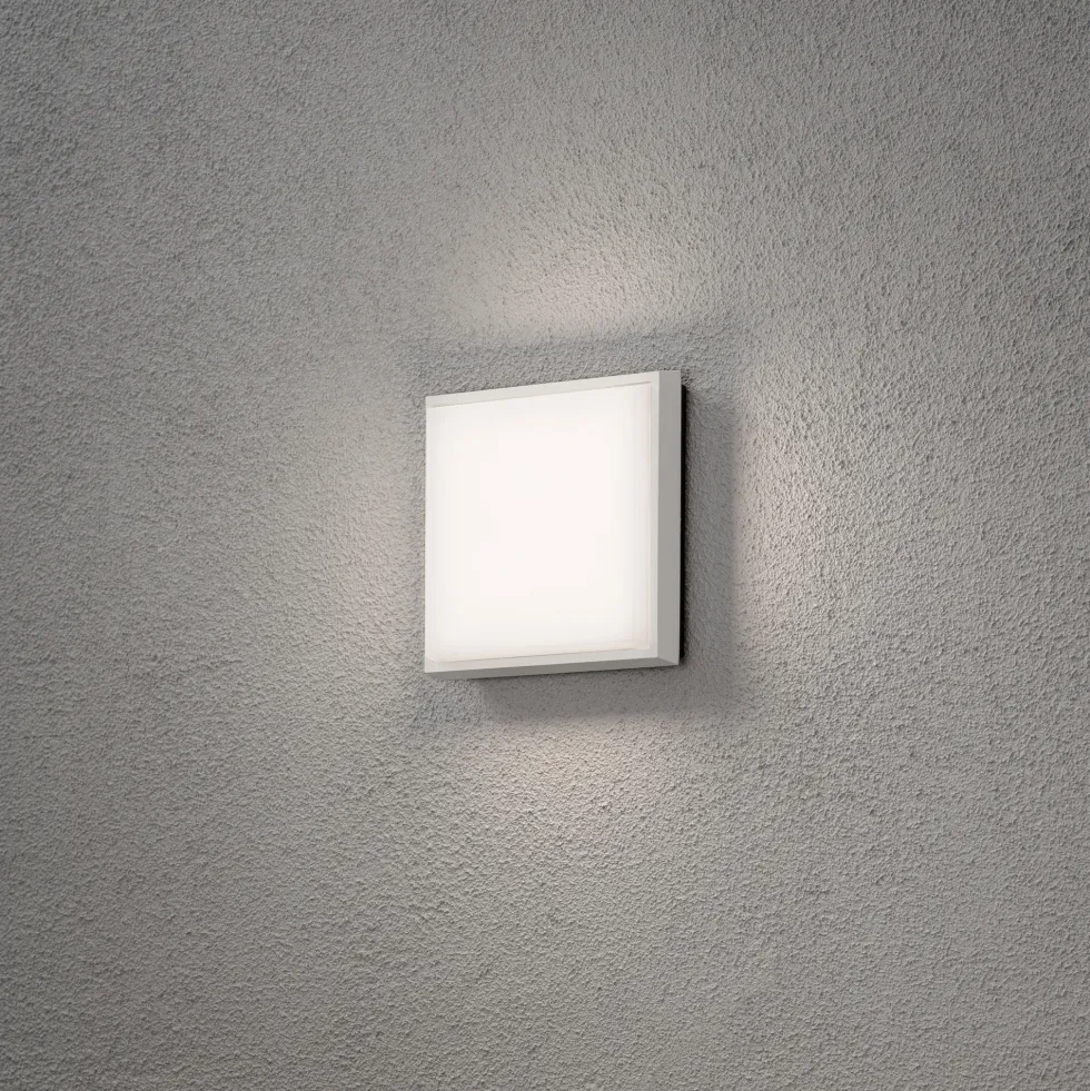 Vägglykta Gnosjö Konstsmide Cesena 10W High Power LED Kvadrat