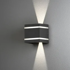 Vägglykta Gnosjö Konstsmide Cremona Upp/Ned 2x3W High Power LED
