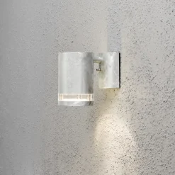 Vägglykta Gnosjö Konstsmide Modena Ned Transparent GU10