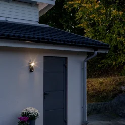 Vägglykta Gnosjö Konstsmide Prato LED 1W Rörelsevakt Batteri