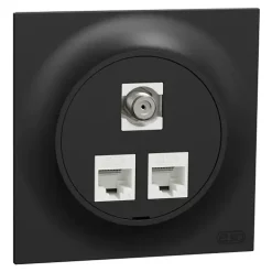 Vägguttag Elko One Modularuttag Infälld RJ45 Cat.6 UTP