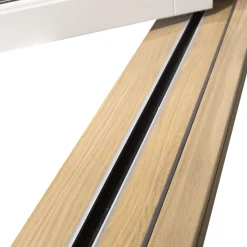 Vikdörr Vilenta Åre Trä/Aluminium 3-Delat