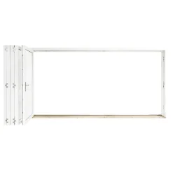 Vikdörr Vilenta Åre Trä/Aluminium 3-Delat
