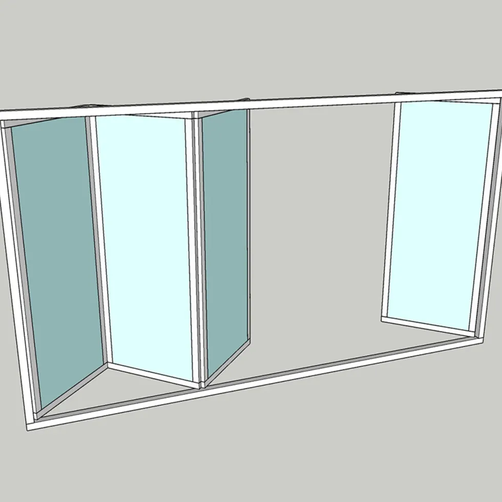 Vikparti Allvy Sunroom s30 4-Delad