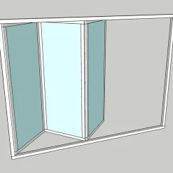 Vikparti Allvy Sunroom s75 3-Glas 3-Delad