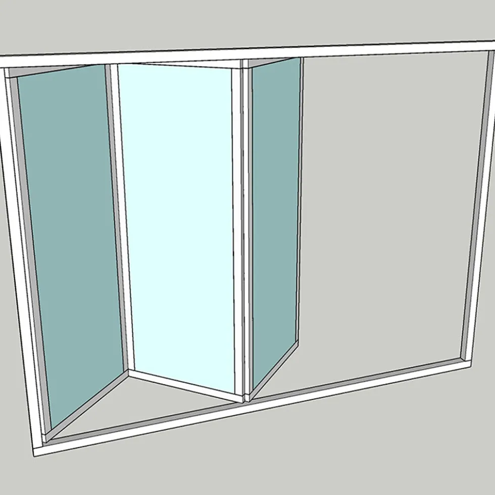 Vikparti Allvy Sunroom s75 3-Glas 3-Delad