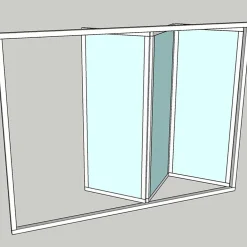 Vikparti Allvy Sunroom s75 3-Glas 3-Delad