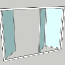 Vikparti Allvy Sunroom s75 3-Glas 3-Delad