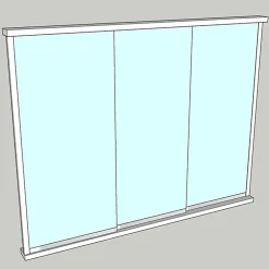 Vikparti Allvy Sunroom s75 3-Glas 3-Delad