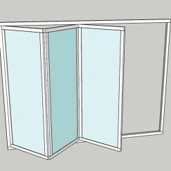 Vikparti Allvy Sunroom s75 3-Glas 3-Delad