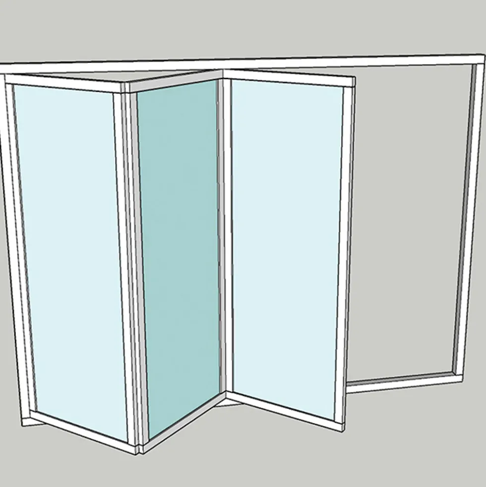 Vikparti Allvy Sunroom s75 3-Glas 3-Delad