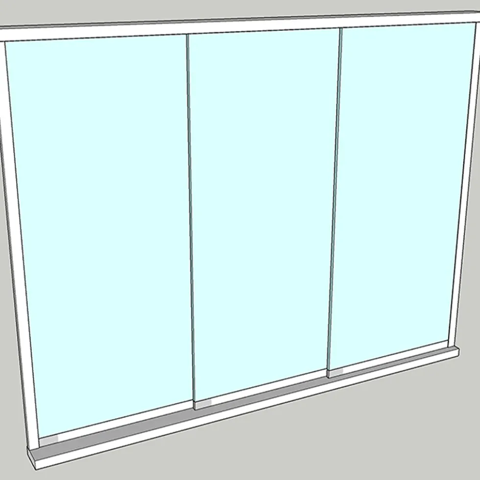 Vikparti Allvy Sunroom s75 3-Glas 3-Delad