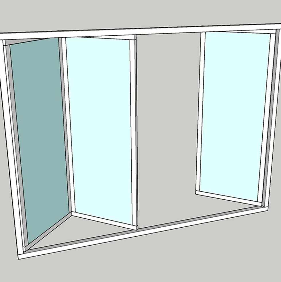 Vikparti Allvy Sunroom s75 3-Glas 3-Delad