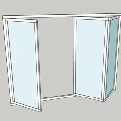 Vikparti Allvy Sunroom s75 3-Glas 3-Delad
