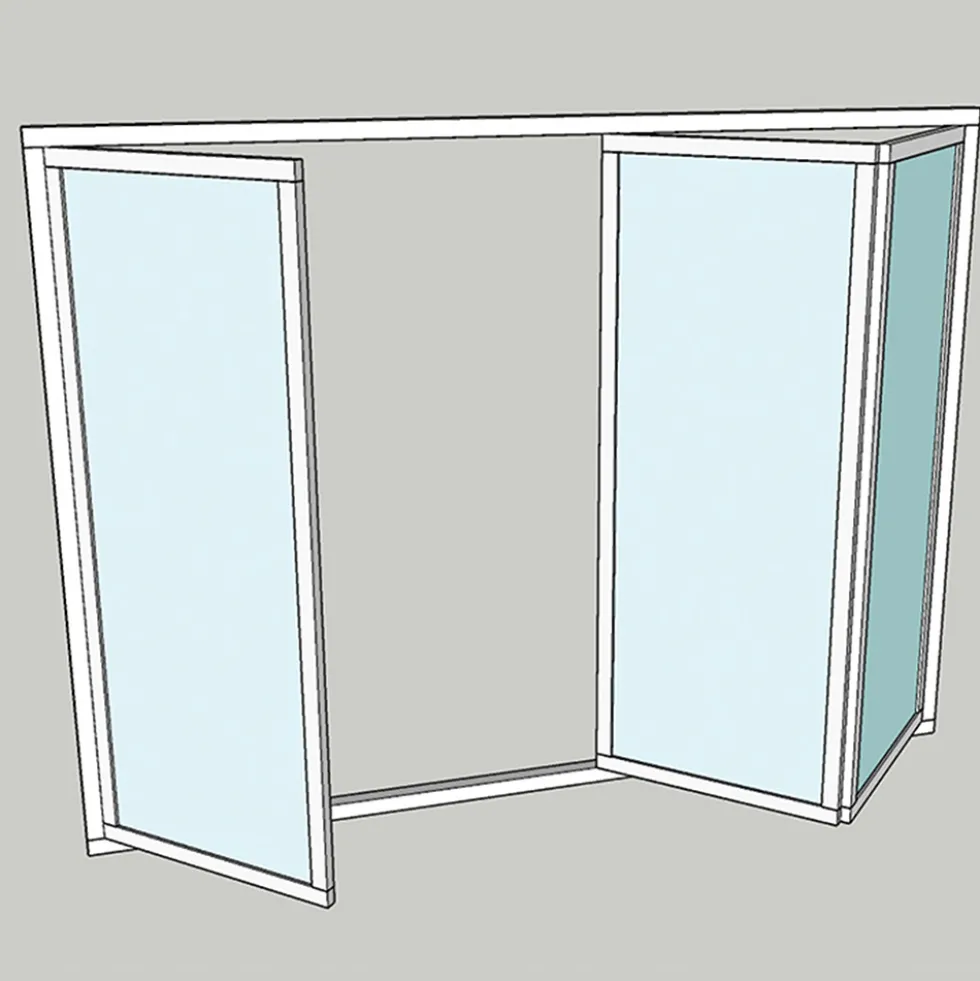 Vikparti Allvy Sunroom s75 3-Glas 3-Delad