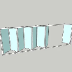 Vikparti Allvy Sunroom s75 3-Glas 8-Delad