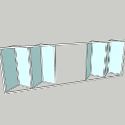 Vikparti Allvy Sunroom s75 3-Glas 8-Delad