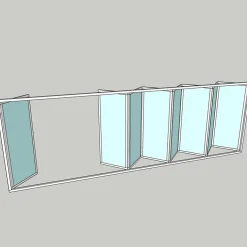 Vikparti Allvy Sunroom s75 3-Glas 8-Delad