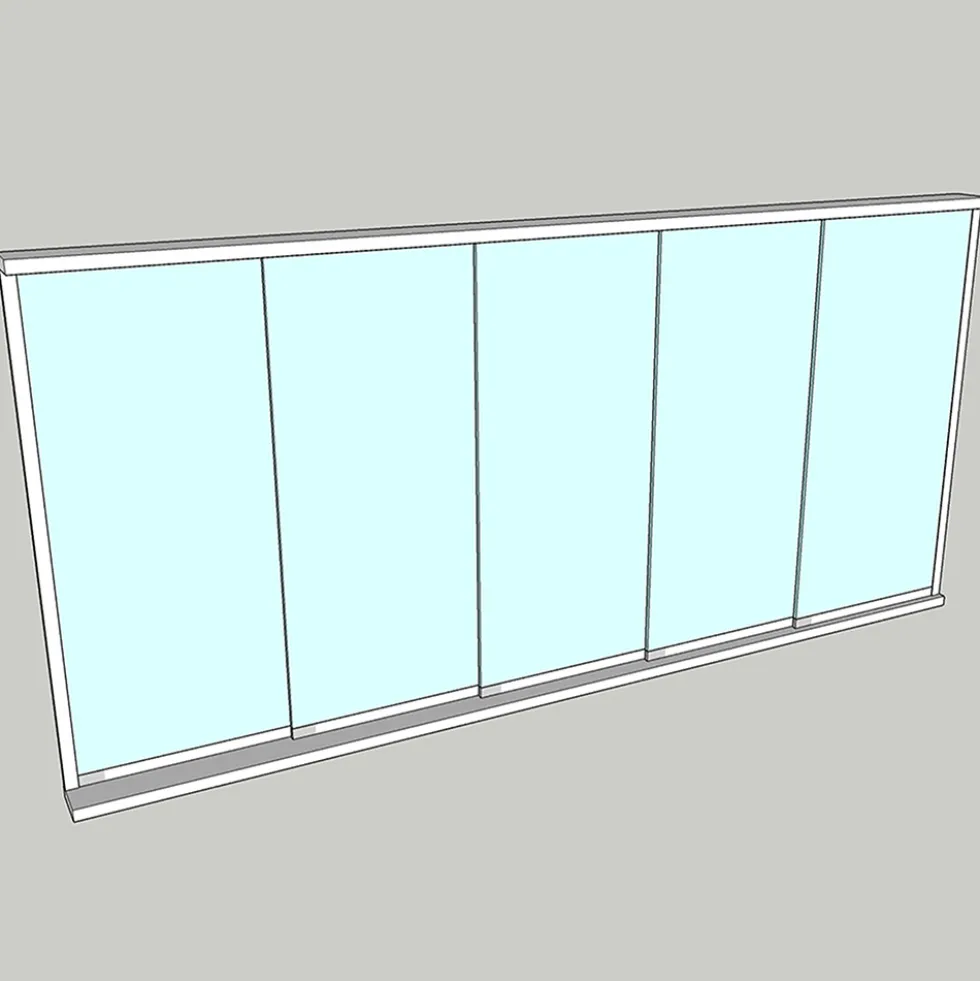 Vikparti Allvy Sunroom s75 3-Glas 5-Delad