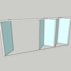 Vikparti Allvy Sunroom s75 3-Glas 5-Delad