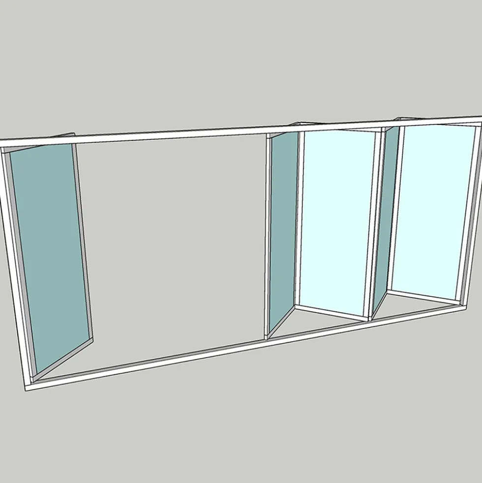 Vikparti Allvy Sunroom s75 3-Glas 5-Delad