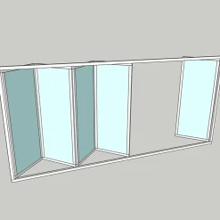 Vikparti Allvy Sunroom s75 3-Glas 5-Delad