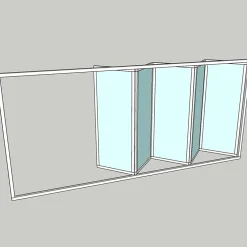 Vikparti Allvy Sunroom s75 3-Glas 5-Delad