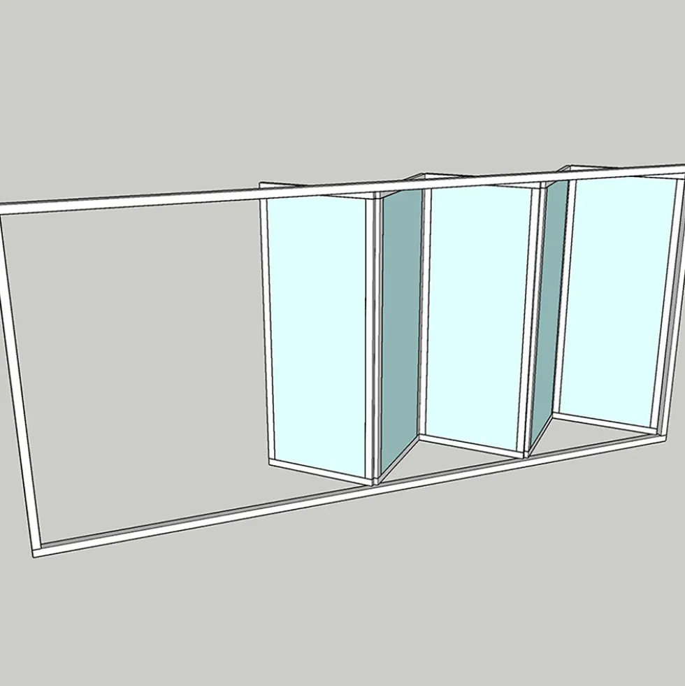 Vikparti Allvy Sunroom s75 3-Glas 5-Delad