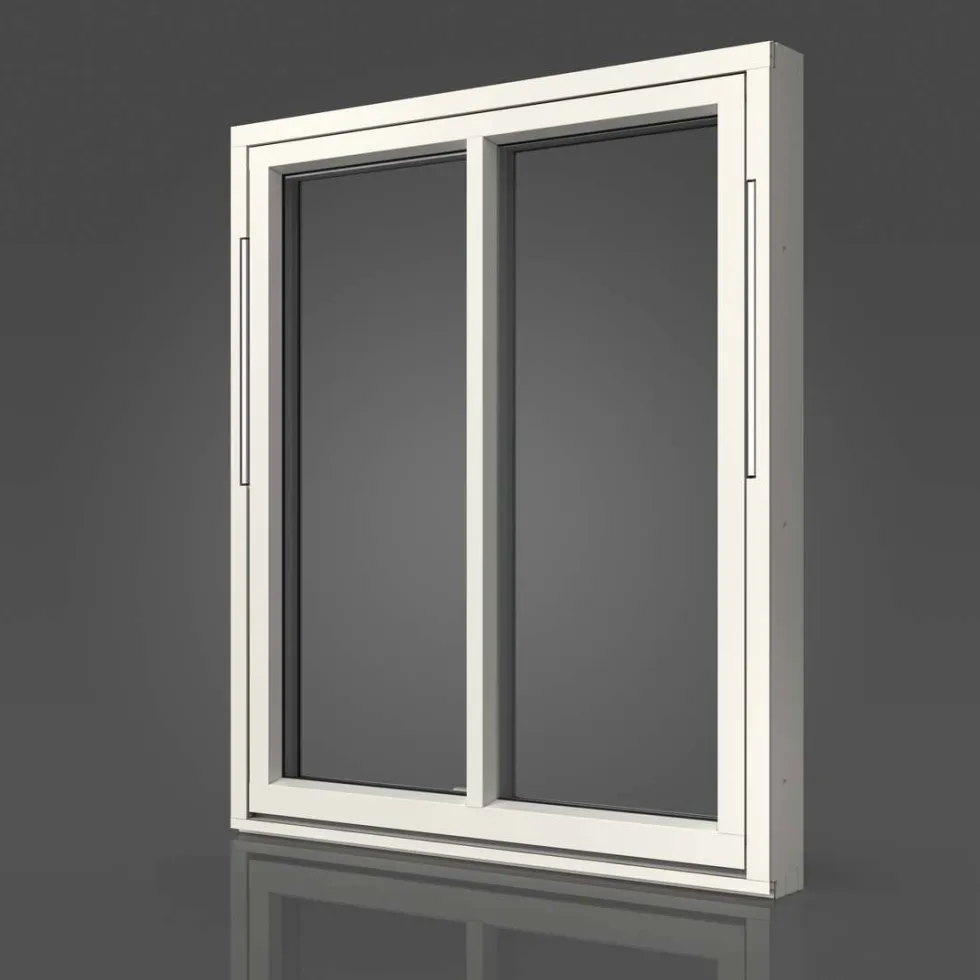 Vridfönster Elitfönster Original Alu 100 3-Glas Bågpost Lagerfört