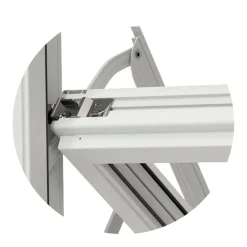 Vridfönster NorDan NTech 3-Glas Aluminium Lagerfört