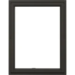 Vridfönster NorDan NTech 3-Glas Aluminium BlackLine Svart