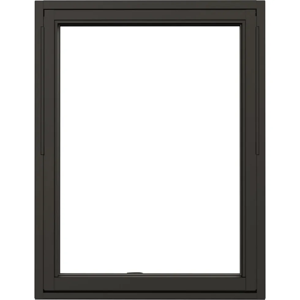 Vridfönster NorDan NTech 3-Glas Aluminium BlackLine Svart
