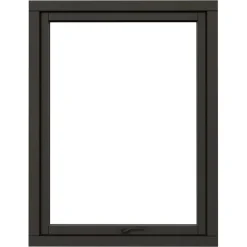 Vridfönster NorDan NTech 3-Glas Aluminium BlackLine Svart