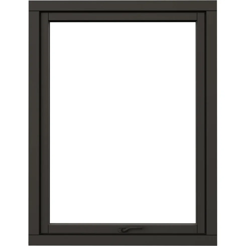 Vridfönster NorDan NTech 3-Glas Aluminium BlackLine Svart