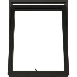 Vridfönster NorDan NTech 3-Glas Aluminium BlackLine Svart
