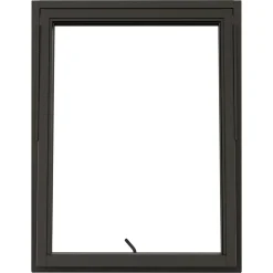 Vridfönster NorDan NTech 3-Glas Aluminium BlackLine Svart