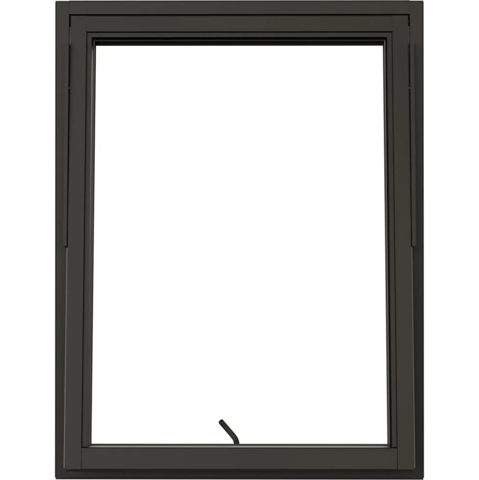 Vridfönster NorDan NTech 3-Glas Aluminium BlackLine Svart