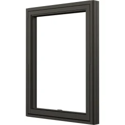 Vridfönster NorDan NTech 3-Glas Aluminium BlackLine Svart