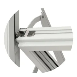 Vridfönster NorDan Svanenmärkt NTech 3-Glas Aluminium