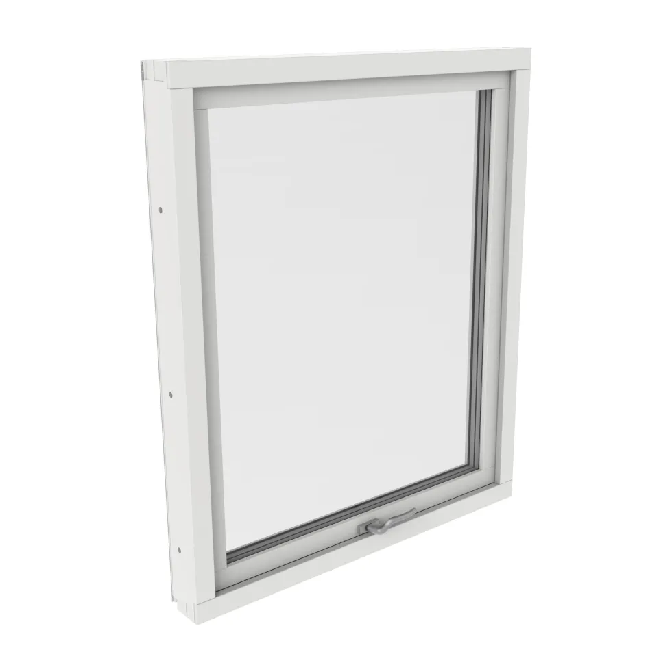 Vridfönster Outline 3-Glas Aluminium