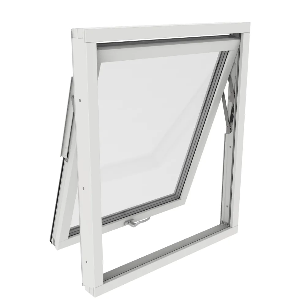 Vridfönster Outline 3-Glas Aluminium