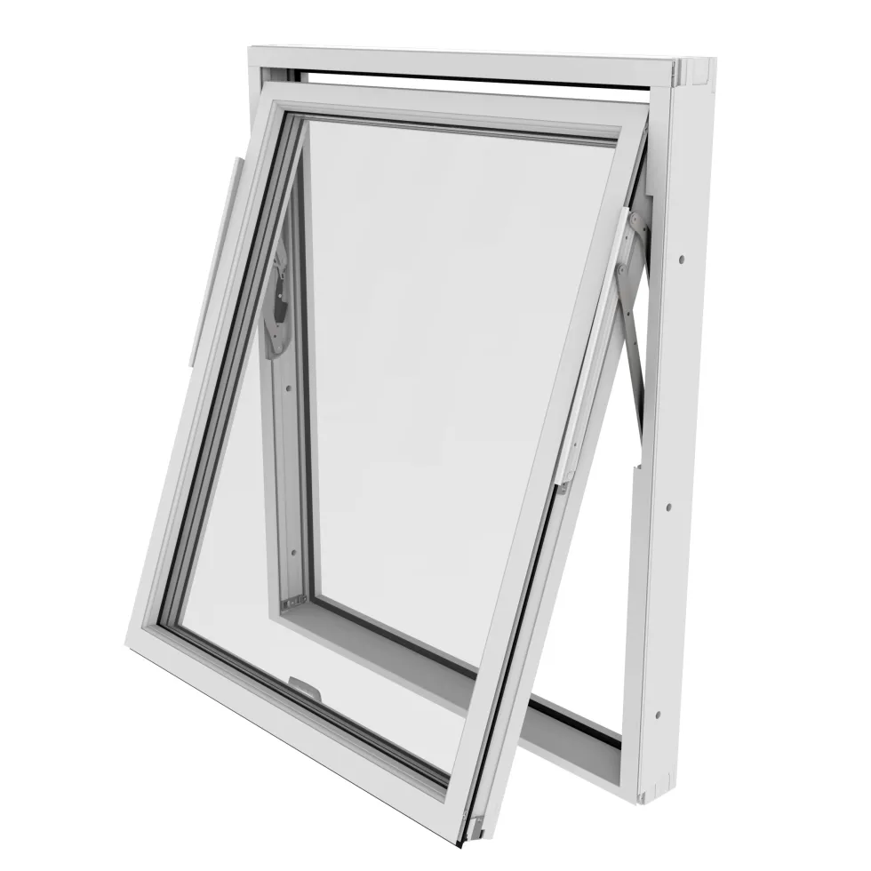 Vridfönster Outline 3-Glas Aluminium