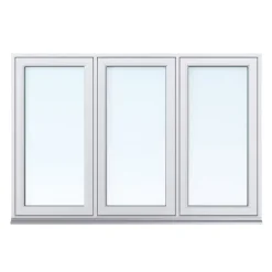 Vridfönster Svenska Fönster 3-Luft Aluminiumbeklätt Trä 3-Glas