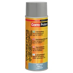 Värmefärg CorroProtect Silver Spray