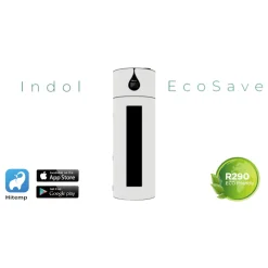 Värmepumpsberedare Indol EcoSave PV200 Wifi-Ansluten 200L