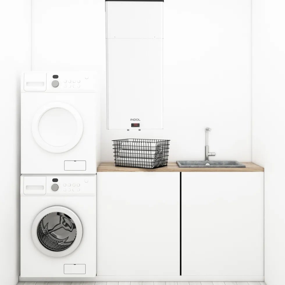 Värmepumpsberedare Indol EcoHeat 100 Wifi-Styrd 118L