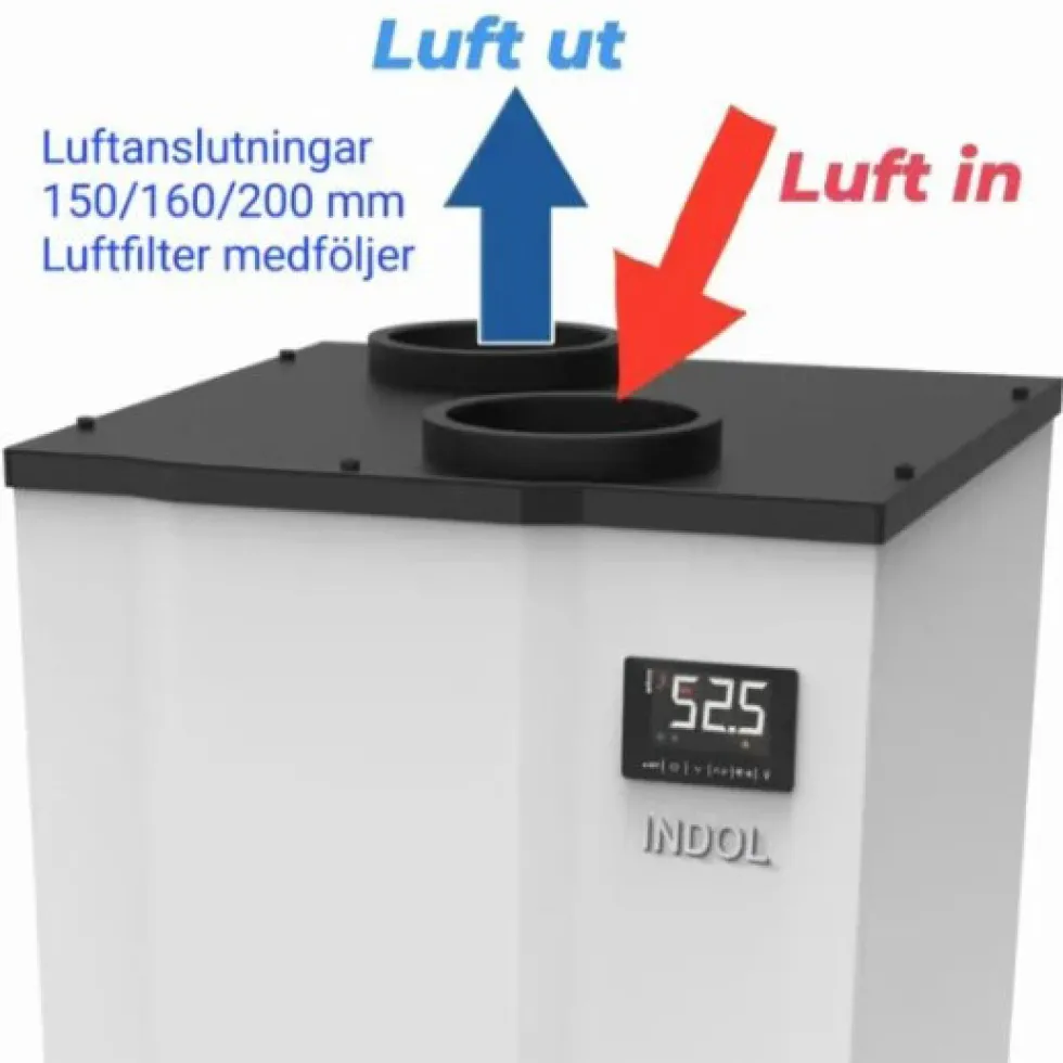 Värmepumpsberedare Indol EH260BV4R2