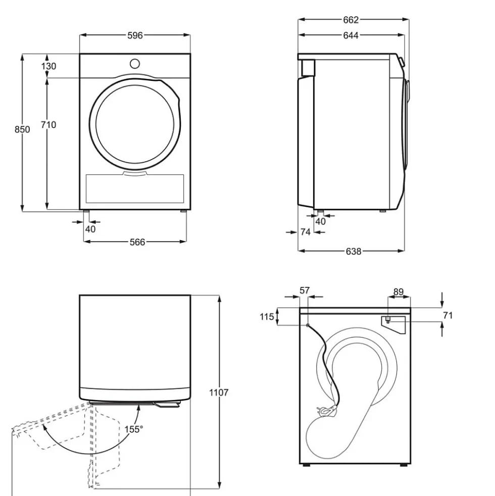 Värmepumpstumlare Electrolux EDI621O85O med GentleCare och SensiCare Teknologi